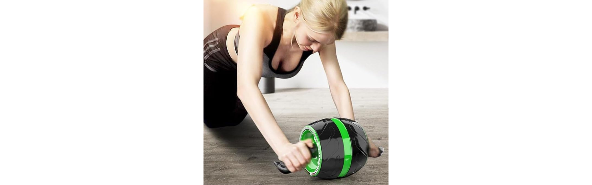 Ab Roller with Spring & Knee Pad