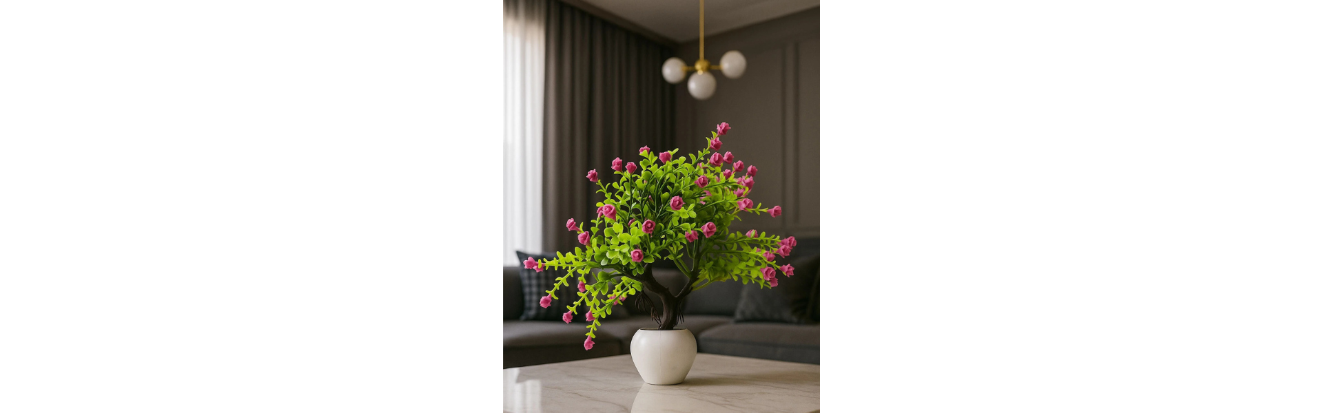 DODECROO Artificial Flower Plant