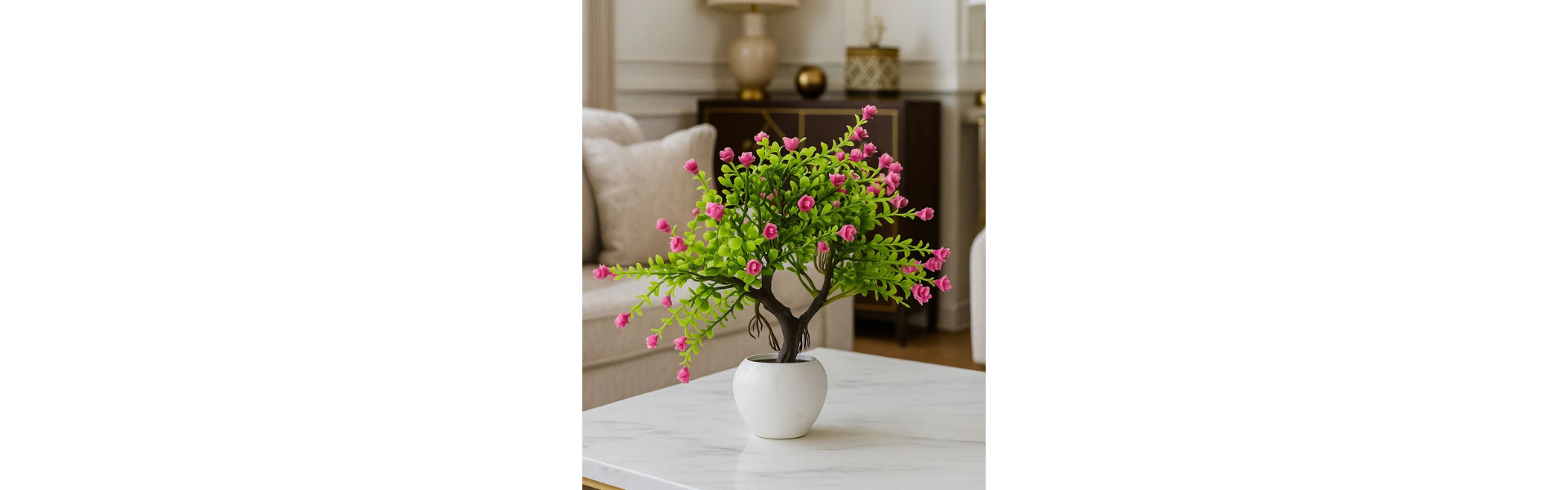 DODECROO Artificial Flower Plant
