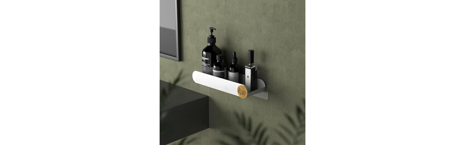 Pack of 2 Bathroom Shelf for Wall