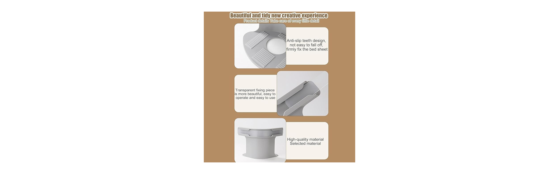 MEZON Bedsheet Holder Straps
