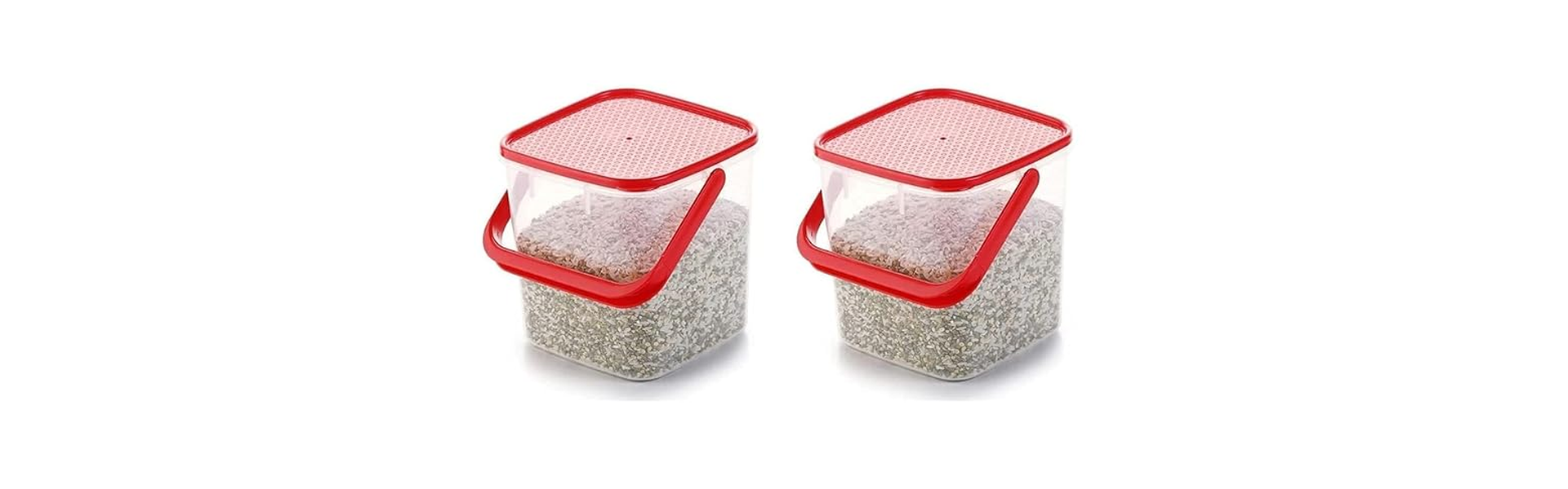 Plastic Storage Container With Handle