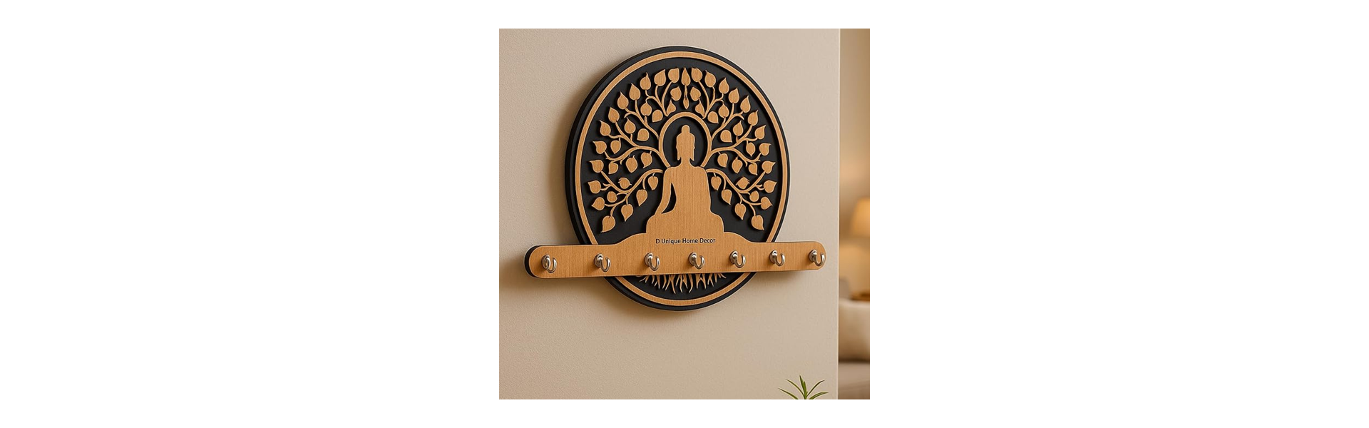 Premium 3D Wooden Key Holder