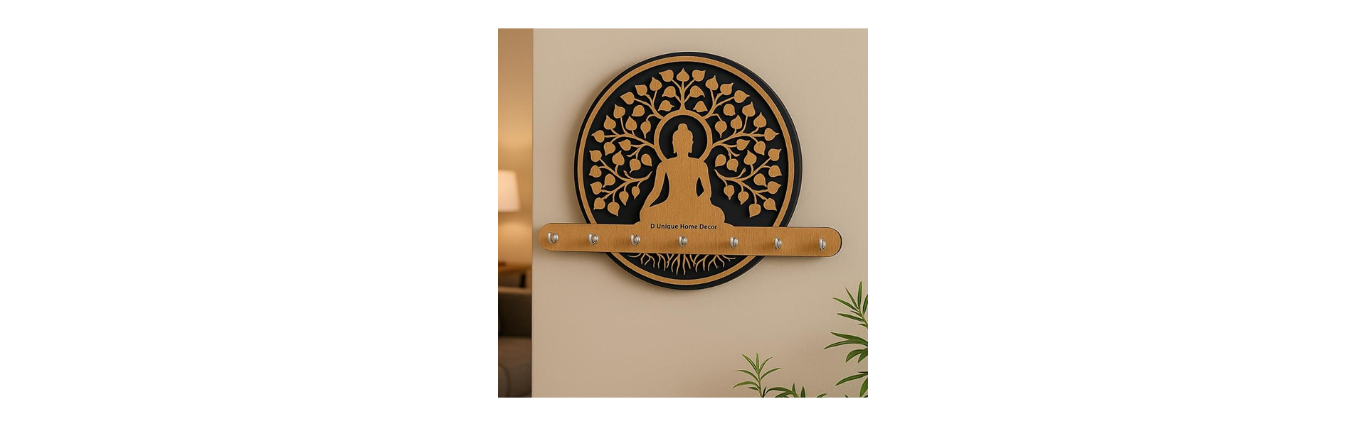Premium 3D Wooden Key Holder