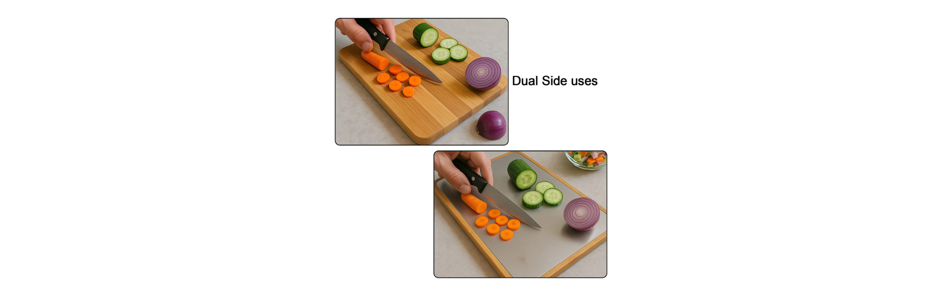 Dual-Sided Chopping Board