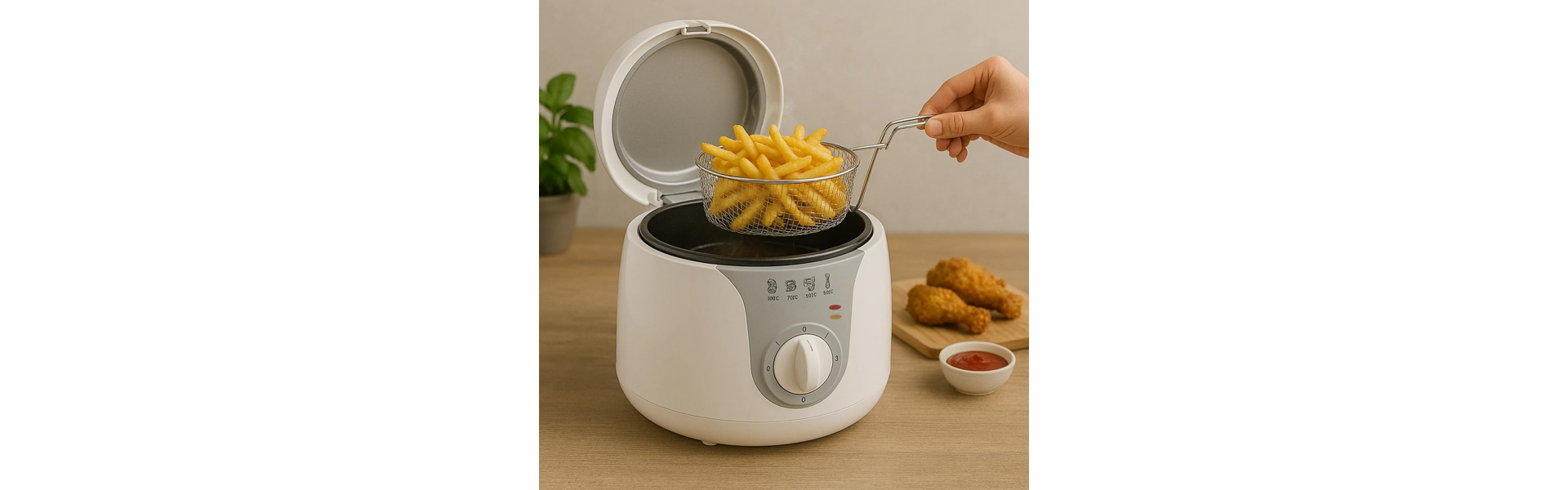 Orbit Adjustable Electric Deep Fryer