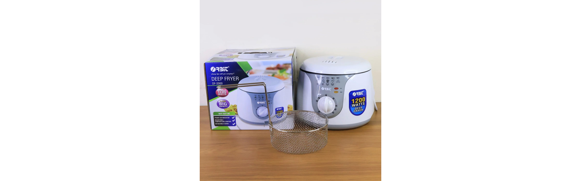 Orbit Adjustable Electric Deep Fryer