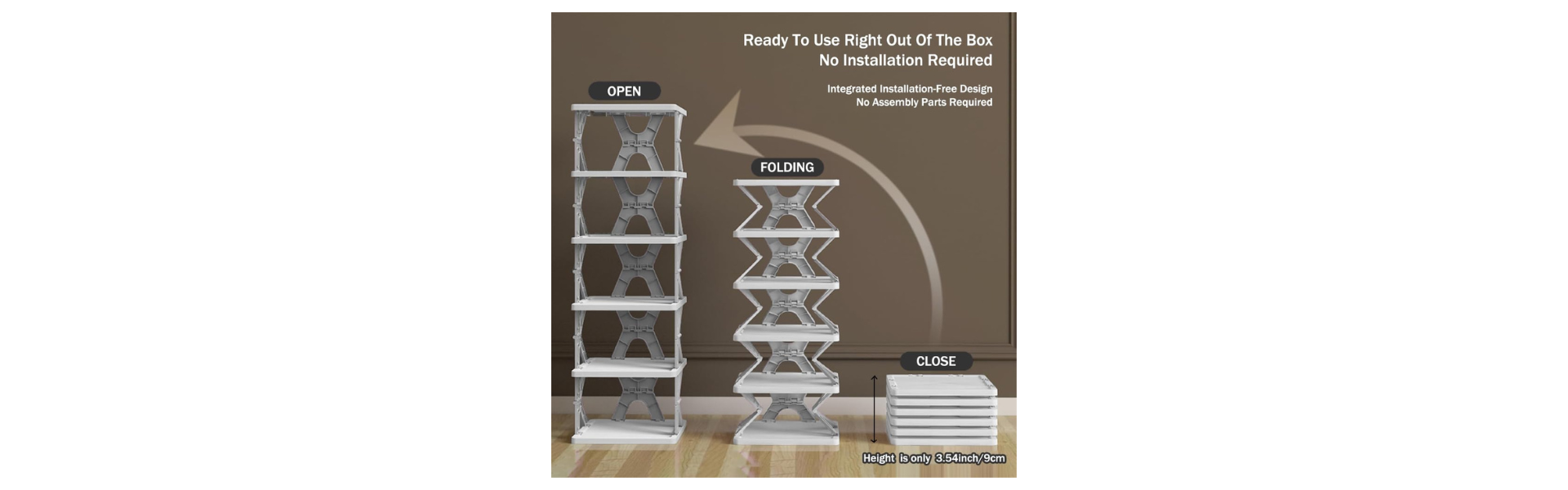 Foldable Shoe Rack