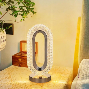 HUEX Table Night Lamp| Crystal Stand Night Lamp|...