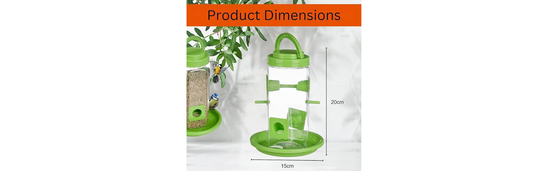 Hanging Bird Feeder Tower