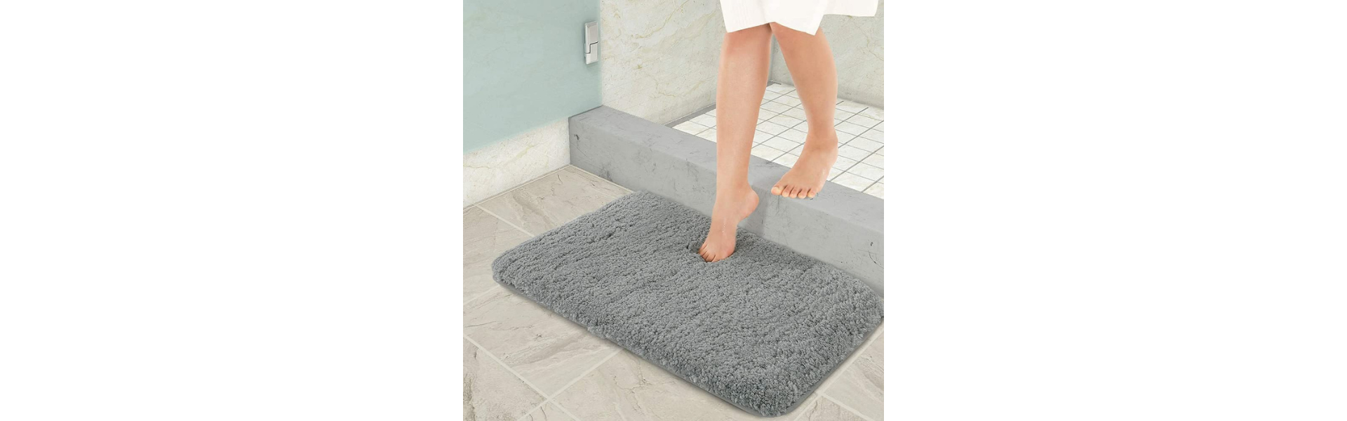 Heavy Duty Bathroom Doormat for Water Absorbent...