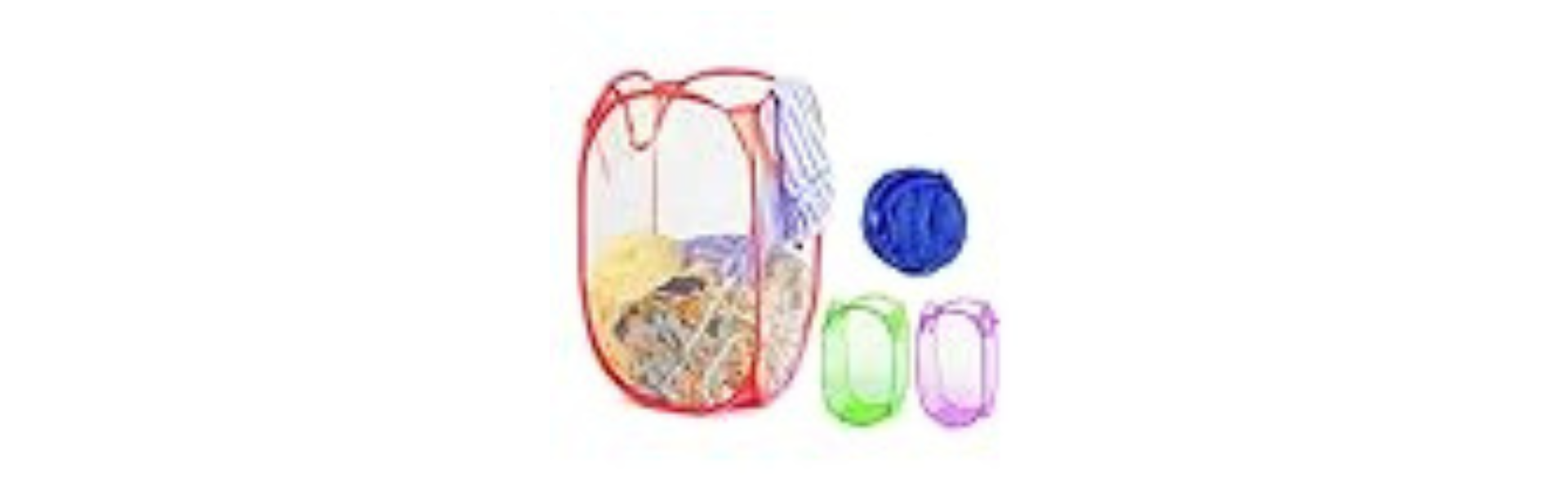 INAAYA Mesh Laundry Basket| Portable Laundry Bag...