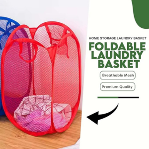 INAAYA Mesh Laundry Basket| Portable Laundry Bag...