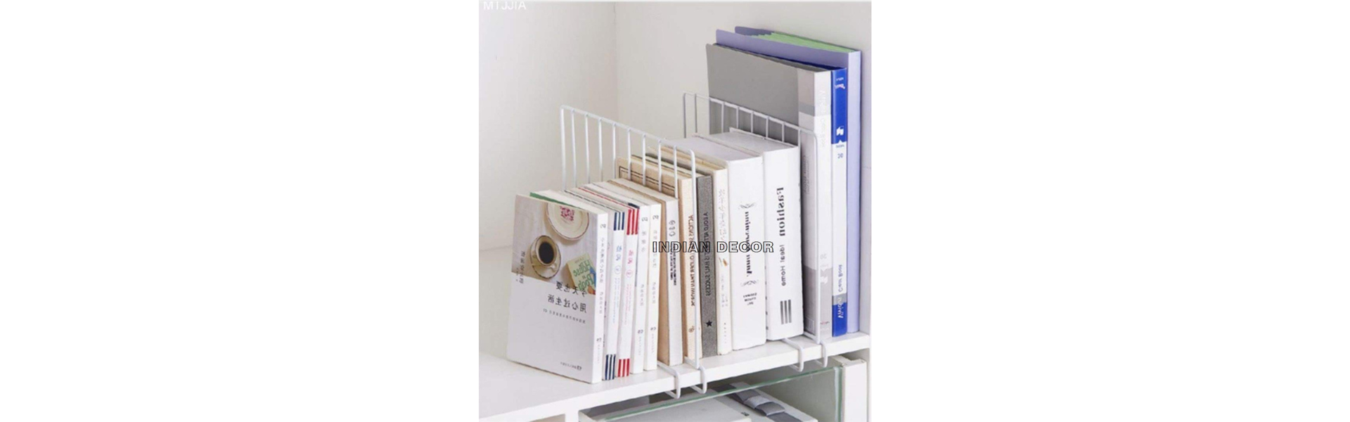 INDIAN DECOR Wooden Racks Closet Shelf Organiser