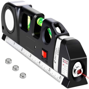 Laser Level Kit with Metric Ruler