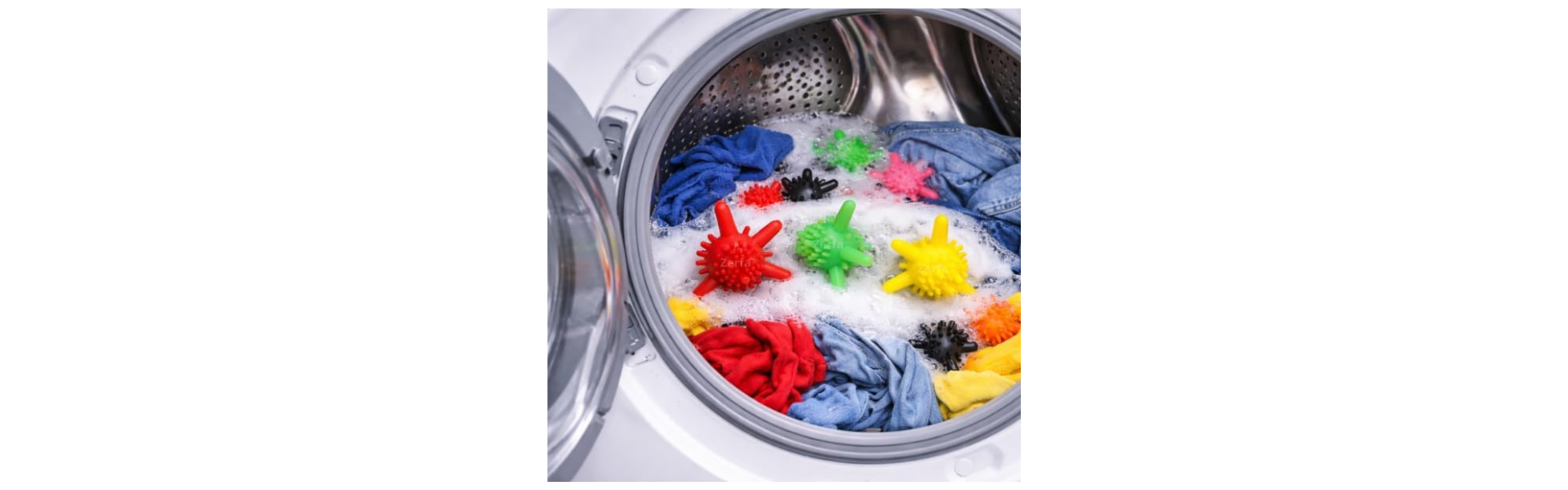 12-Pack Reusable Laundry Balls for Washing Machine