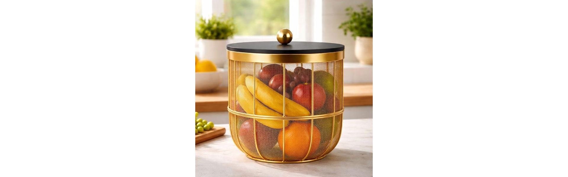Metal Fruit Basket