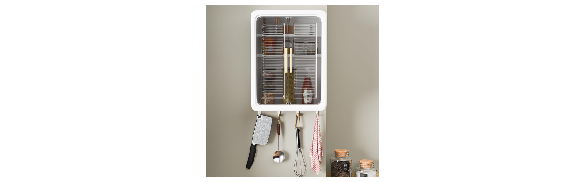 Kuber Industries Plastic Wall Mounted Storage...