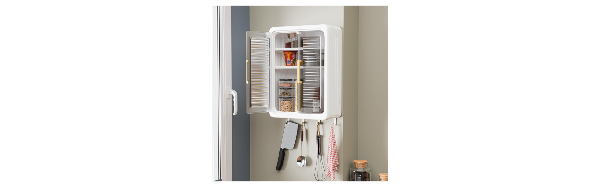 Kuber Industries Plastic Wall Mounted Storage...