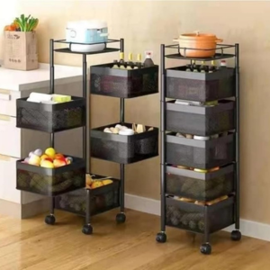 Multi-Purpose Trolley Storage Organizer and...