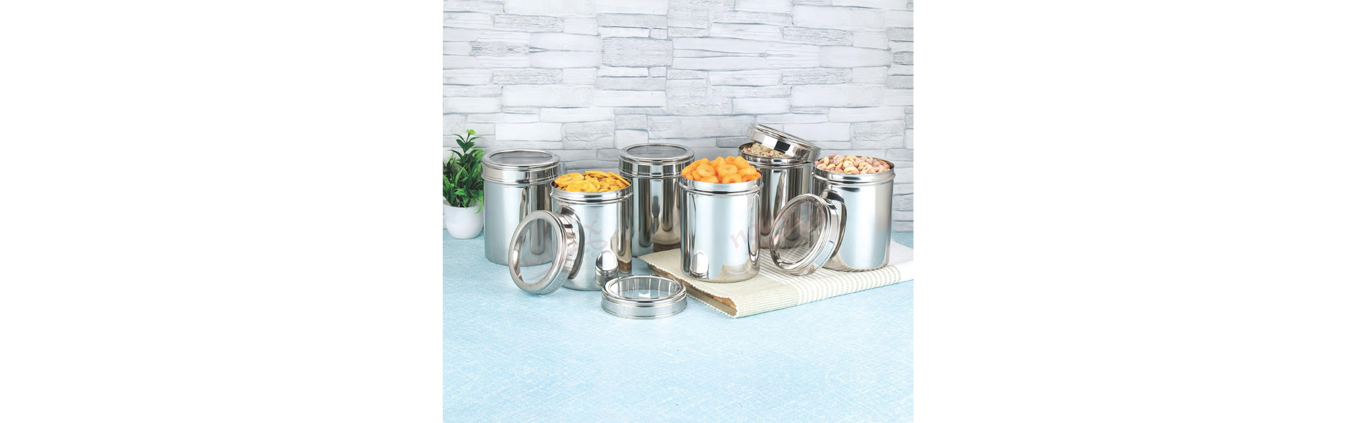 NATULIX Stainless Steel Containers for kitchen