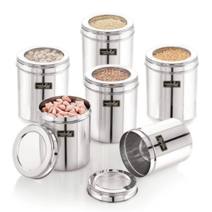 NATULIX Stainless Steel Containers for kitchen