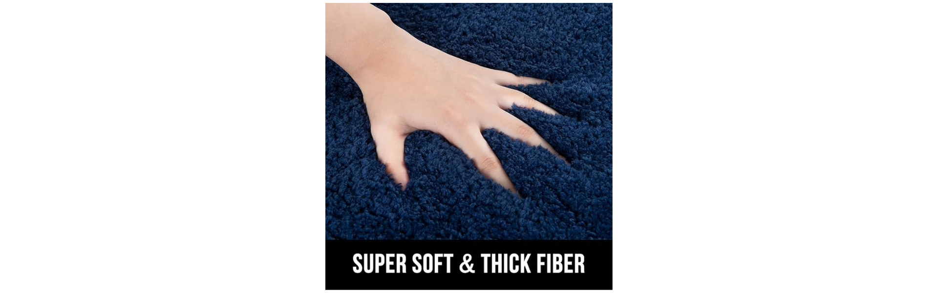 24 x 16 Non Slip Bathroom Rugs Durable Soft...