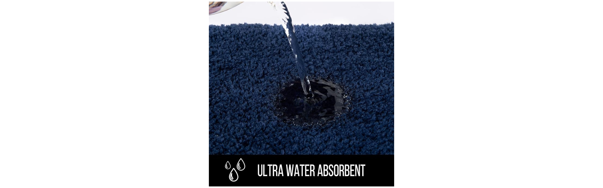 24 x 16 Non Slip Bathroom Rugs Durable Soft...