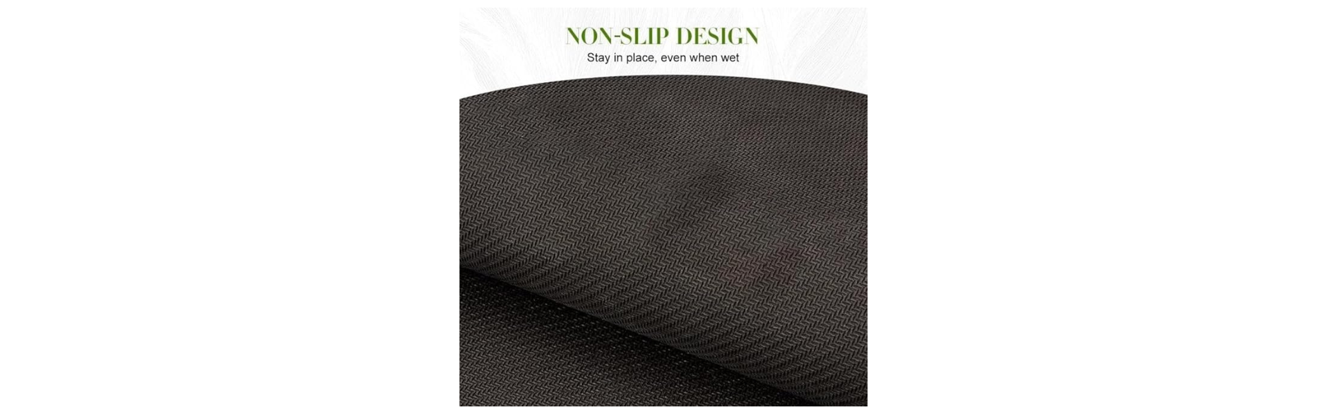 Peacock Design Anti Skid Floor Mat 24x27 Inches