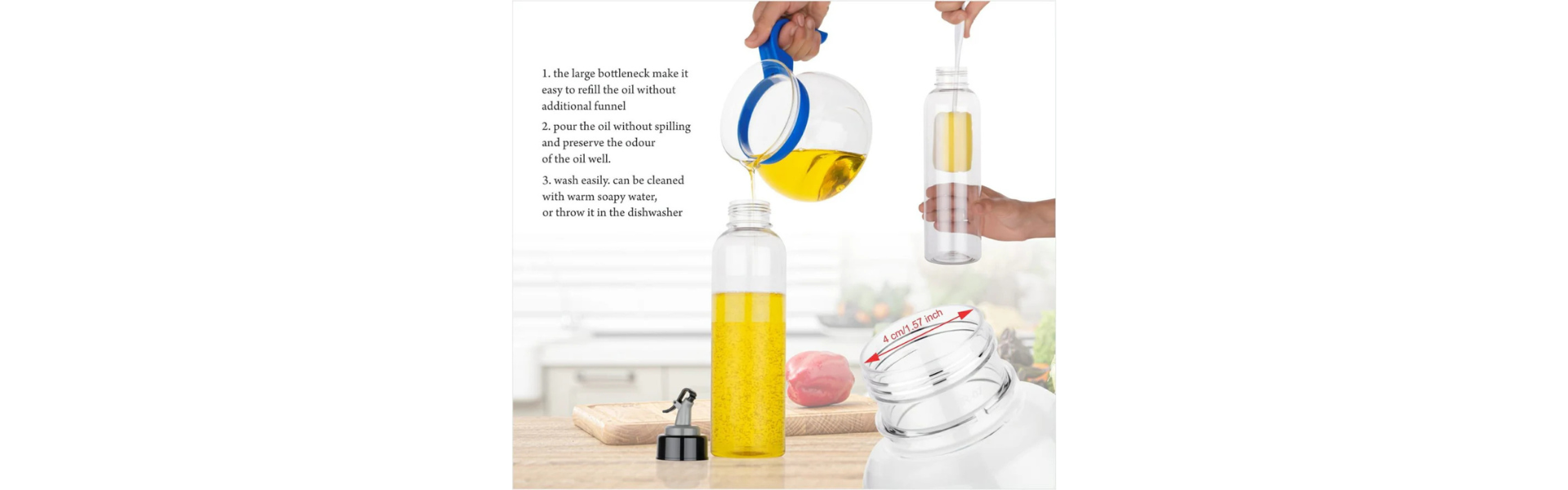 Plastic Oil Dispenser (1000ml)