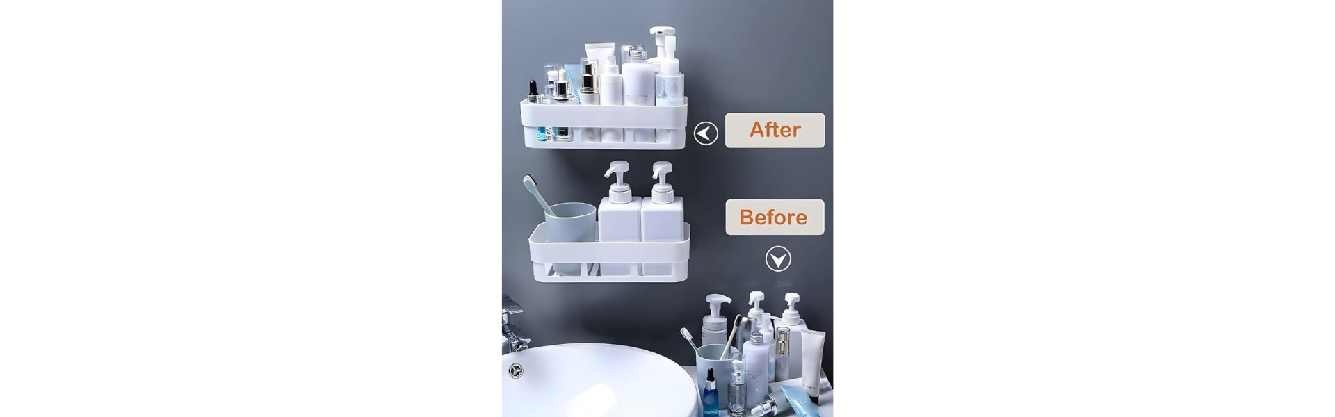 Plastic Self Adhesive Multipurpose Wall Mount...