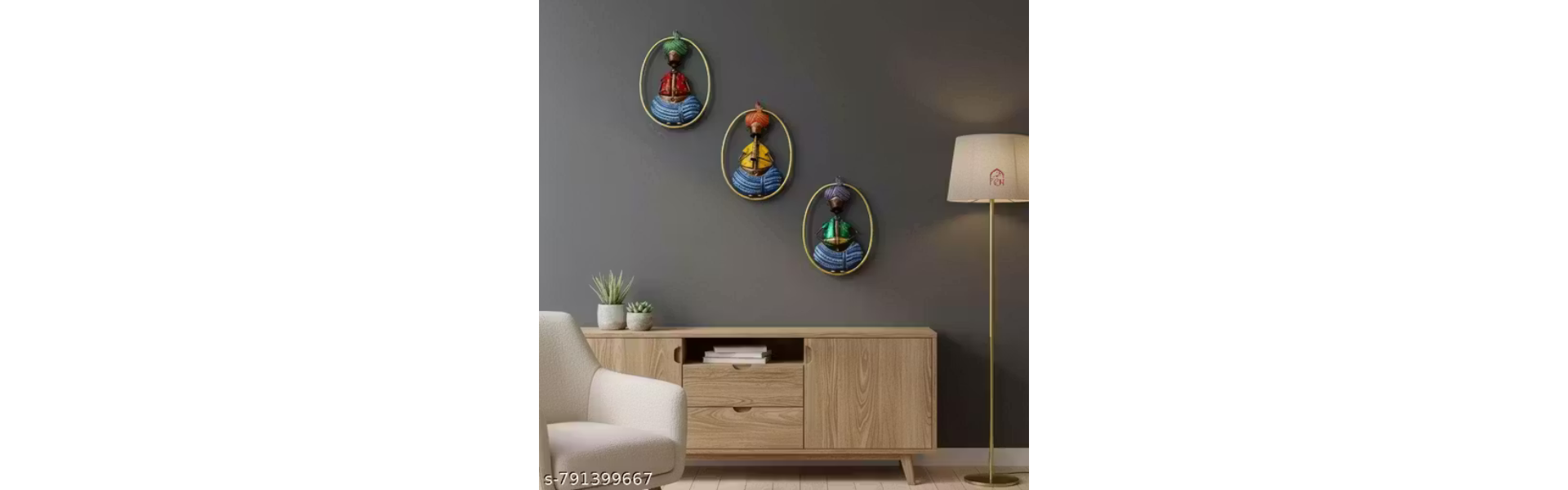 Handmade Rajasthani Musician Wall Art