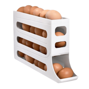 Automatic Rolling Egg Tray Organizer