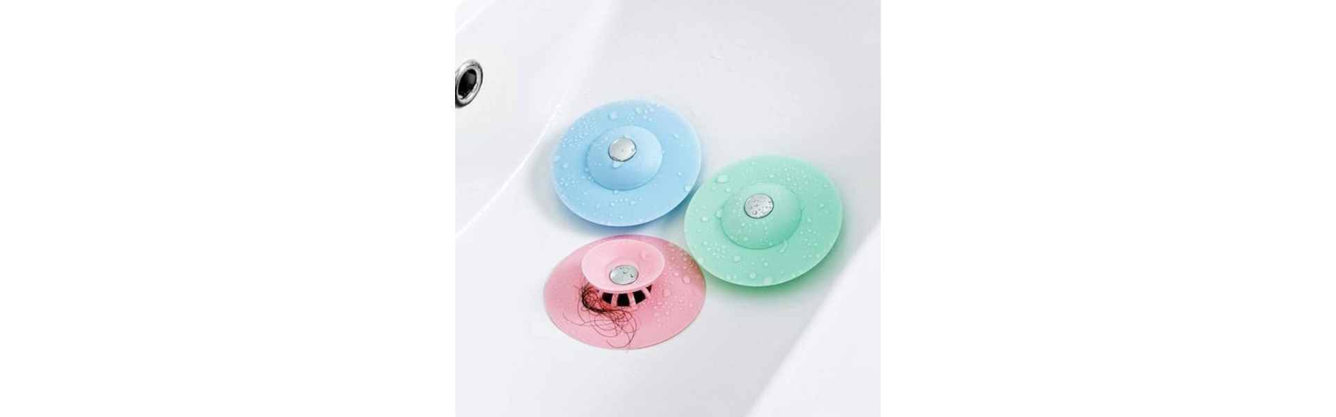 2 in 1 Silicone Sewer Sink Sealer Cover Drainer