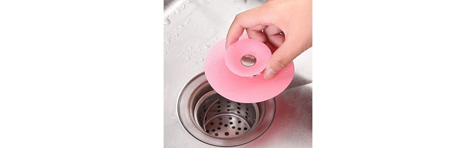 2 in 1 Silicone Sewer Sink Sealer Cover Drainer