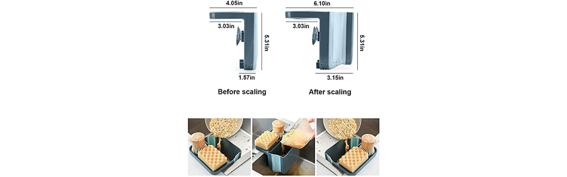 Sink Drain Basket Multifunction Sink Drain Basket...