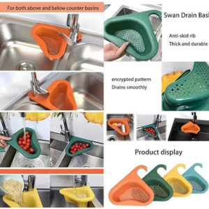 Swan Drain Basket for Kitchen Sink