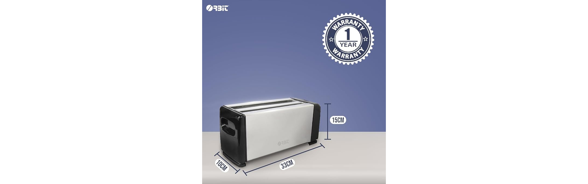Orbit 4-Slice Pop-Up Toaster