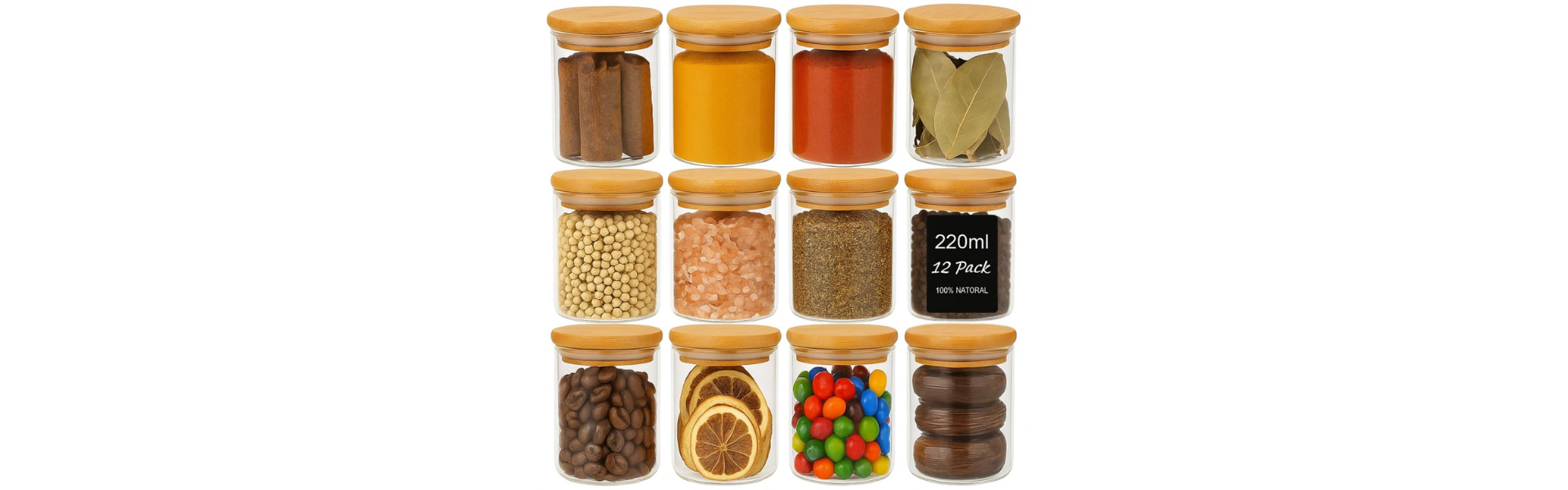 VRS MALL Spice Jars