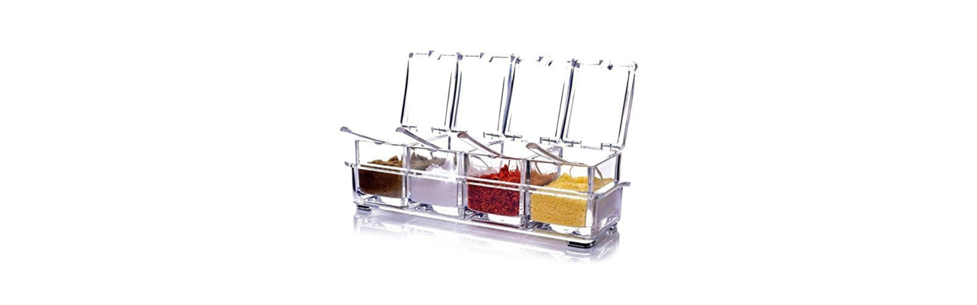 YOGI Store Crystal Seasoning Acrylic Box Pepper...