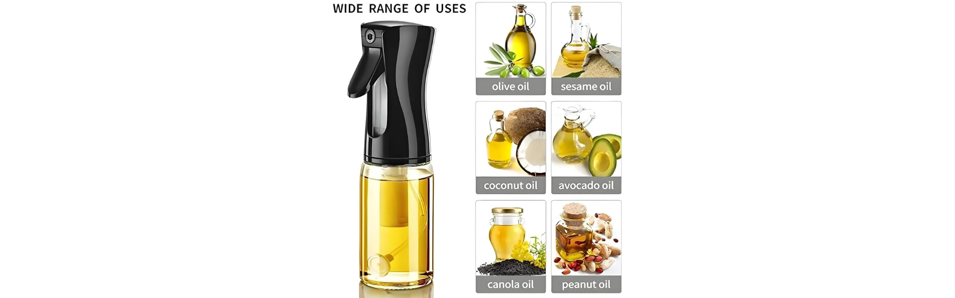 Plastic Oil Dispenser Bottle Spray