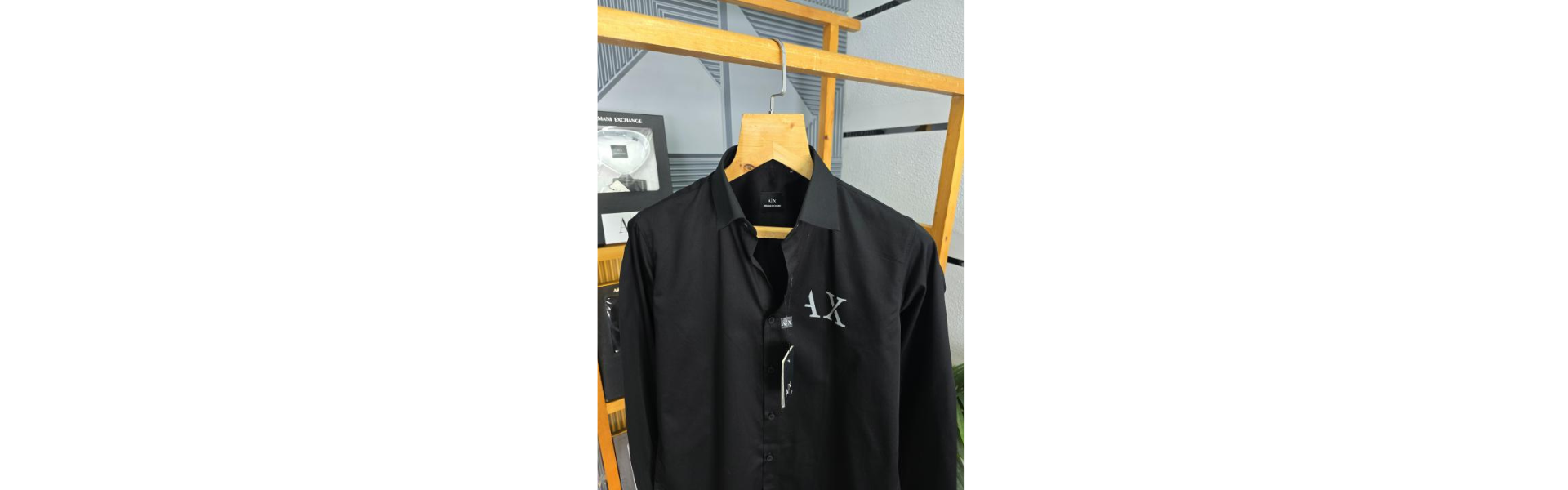 New Pocket Logo Shirt Black