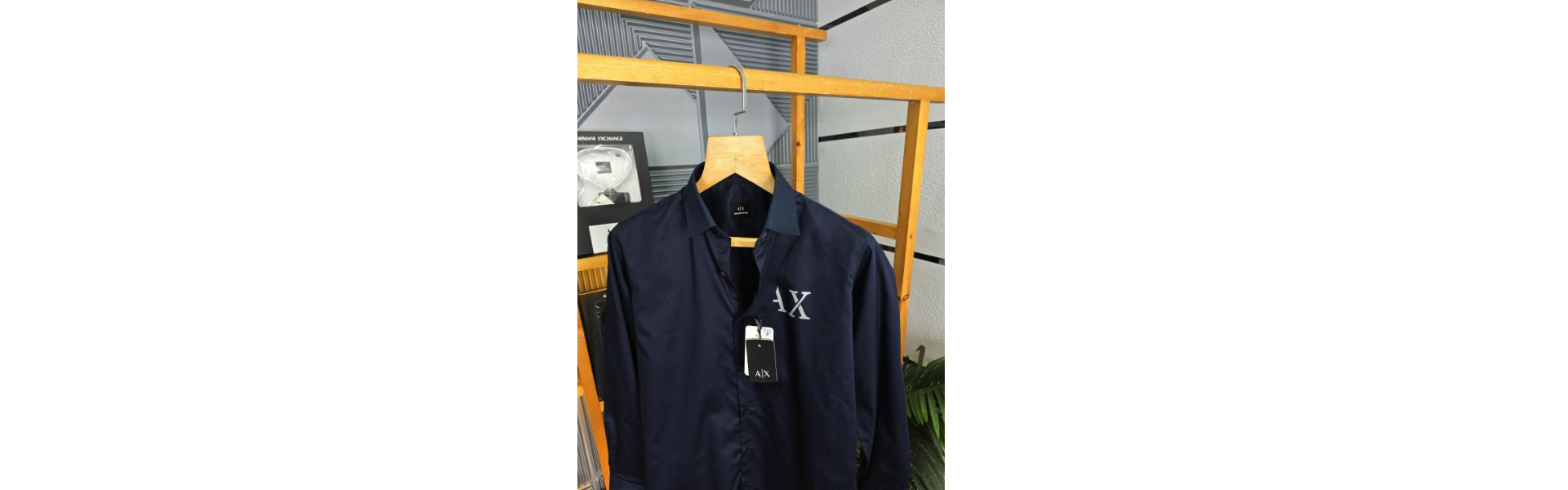 New Pocket Logo Shirt Navy