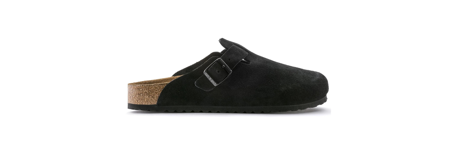Boston Clog Black Leather