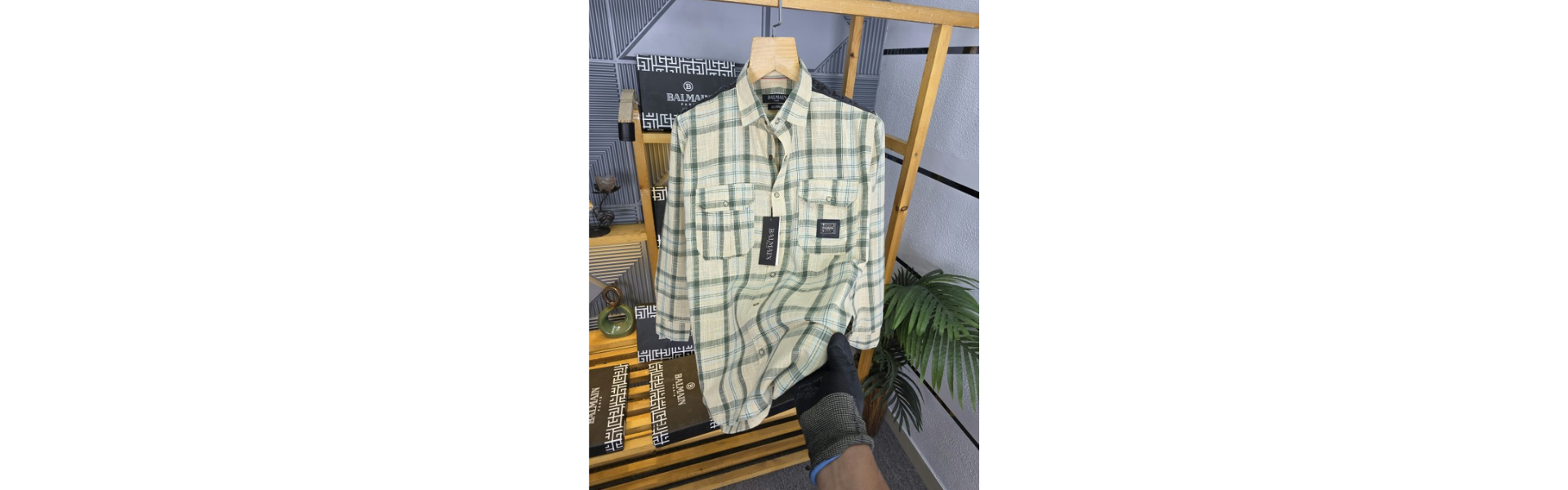 Check Cotton Shirt