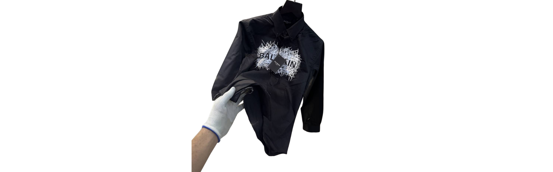 Black Logo Print Shirt