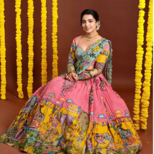 Fully Stitched Kalamkari Lehenga