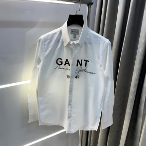 Logo Print Classic White Shirt