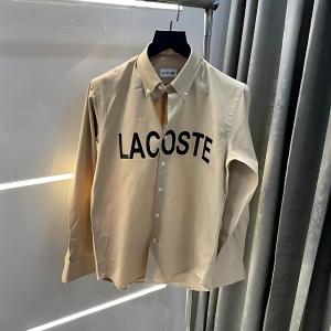 Beige Logo Print Shirt