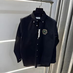 Black Embroidery Logo Shirt